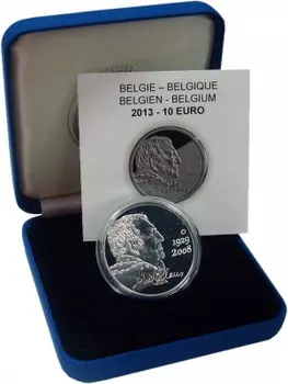 Набор монет 10 евро Бельгии 2013 года Серебро Хюго Морис Жюльен Клаус