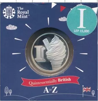 Набор монет 10 пенсов Англии 2018 года Серебро Алфавит