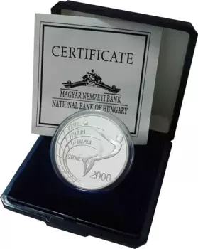 Набор монет 2000 форинтов Венгрии 1999 года Серебро XXVII Олимпийские игры в Сиднее 2000 года
