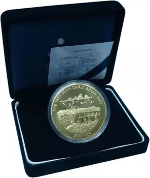 Набор монет 2000 вон Южной Кореи 2002 года Латунь XIV Азиатские игры
