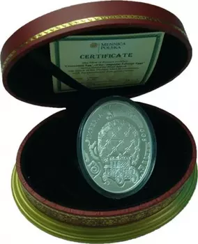 Набор монет 2 доллара Ниуэ 2010 года Серебро `Серия ``Яйца фирмы К