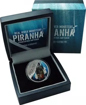 Набор монет 2 доллара Ниуэ 2013 года Серебро Речные монстры