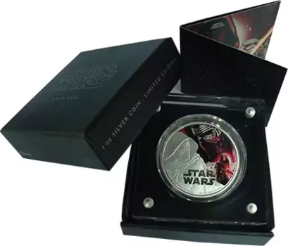 Набор монет 2 доллара Ниуэ 2016 года Серебро Звёздные войны