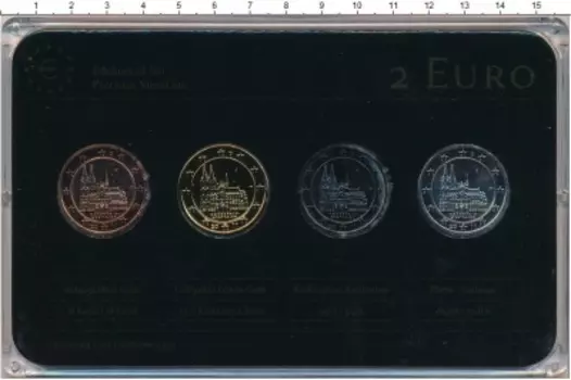 Набор монет 2 евро Германии 2011 года Биметалл Кёльн