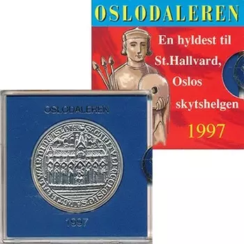 Набор монет 350 далеров Норвегии 1997 года Медно-никель Сувенирная медаль