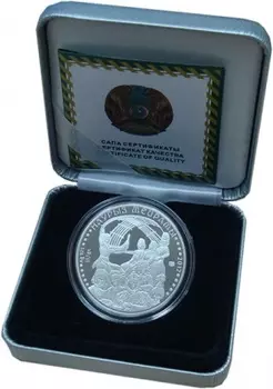 Набор монет 500 тенге Казахстана 2012 года Серебро Новруз / Обряды, национальные игры Казахстана