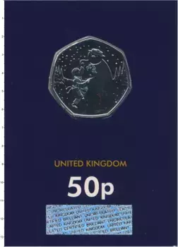 Набор монет 50 пенсов Англии 2023 года Медно-никель Карл III