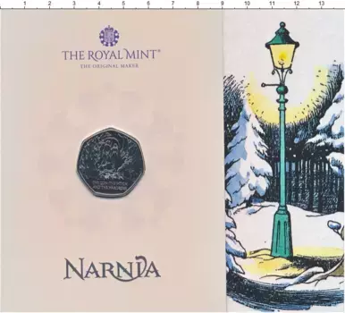 Набор монет 50 пенсов Англии 2023 года Медно-никель Карл III