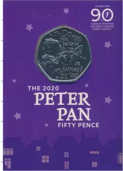 Набор монет 50 пенсов Острова Мэн 2020 года Медно-никель Елизавета II