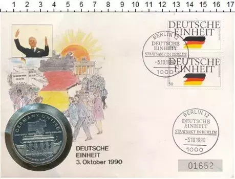 Набор монет 5 долларов Маршалловых островов 1990 года Медно-никель ? Монета Объединение Германии: Знаменательный Исторический Момент! ? Дорогие ценители истории и нумизматики! Представляем вам не просто монету, но символ новой эры в европейской истории! ?? Этот эксклюзивный сувенир посвящен одному из ключевых событий конца ХХ века - Объединению Германии, произошедшему 3 октября 1990 года