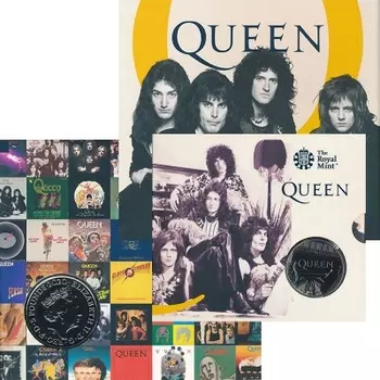 Набор монет 5 фунтов Англии 2020 года Медно-никель Группа "Queen"