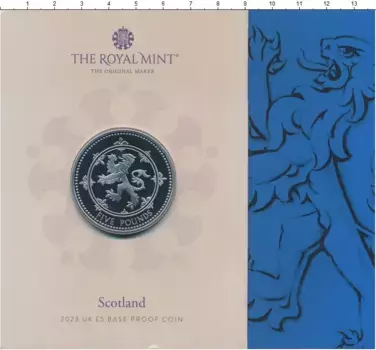 Набор монет 5 фунтов Англии 2023 года Медно-никель Шотландия