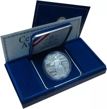 Набор монет доллар Америки 1996 года Серебро Монета номиналом 1 доллар (серебро 900