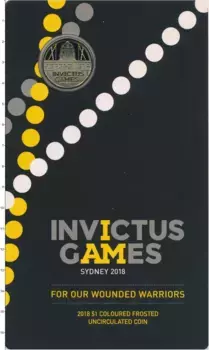 Набор монет доллар Австралии 2018 года Латунь Invictus Games