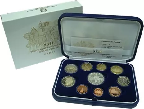 Набор монет Евронабор 2011 Италии 2011 года Подарочный набор посвящен 150-летию объединения Италии