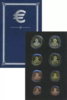 Набор монет Европроба 2003 Мальты 2003 года UNUSUAL