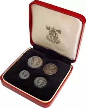 Набор монет Набор 1960 года Англии 1960 года Серебро Елизавета II
