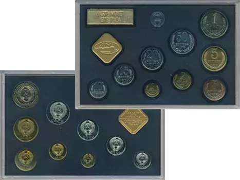 Набор монет Набор 1979 года СССР 1979 года ? Невероятный Набор Монет СССР 1979 года! ? Завораживающий набор монет, включающий в себя все денежные единицы от 1 копейки до 1 рубля, выпущенный в честь года обращения