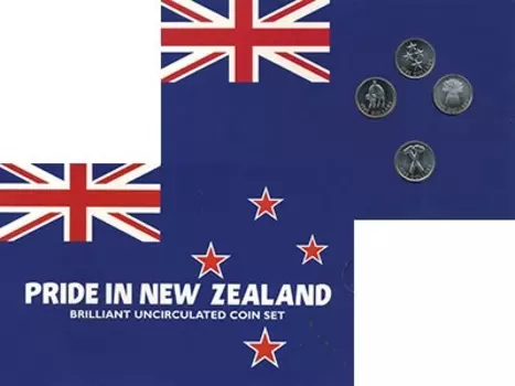 Набор монет `Набор 1988 года, ``Гордость нации``` Новой Зеландии 1998 года Медно-никель Набор из 4 монет по 5 долларов