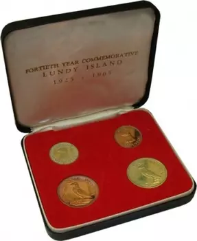 Набор монет Выпуск 1965 Лунди 1965 года Медь RR!! Выпуск монет 1965