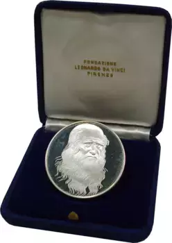 Набор монет Жетон Италии 1992 года Серебро ?? "Дух Ренессанса" - серебряная монета Леонардо Да Винчи ?? Отдайте дань уважения великому мастеру Возрождения с этим эксклюзивом из серебра, выпущенным в Италии