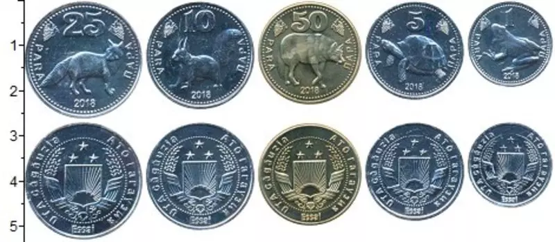 Набор монет Гагаузия 2018 2018 года Токены