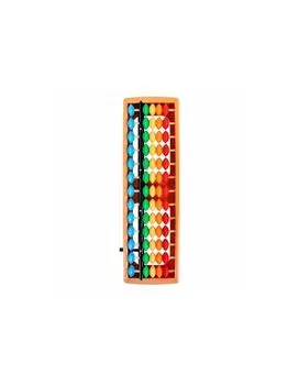 106239, Счеты Абакус (соробан) радужные ЮНЛАНДИЯ Ментальная арифметика, 13 разрядов кнопка обнуления, 106239