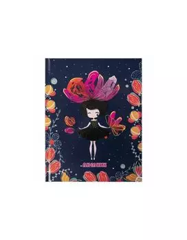 106354, Дневник 1-4 класс 48л, твердый, ЮНЛАНДИЯ, глянцевая ламинация, с подсказом, Flower Girl, 106354