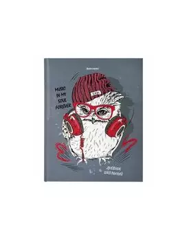 106371, Дневник 1-11 класс 40л, твердый, BRAUBERG, глянцевая ламинация, Cool Owl, 106371