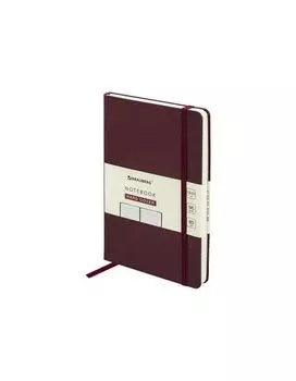 113037, Блокнот А5 (130х210 мм), BRAUBERG ULTRA, балакрон, 80 г/м2, 96 л., клетка, бордовый, 113037