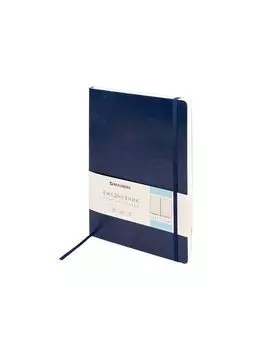 113283, Ежедневник недатированный БОЛЬШОЙ ФОРМАТ 210х297 мм А4, BRAUBERG Metropolis Ultra, 160 л., синий,113283