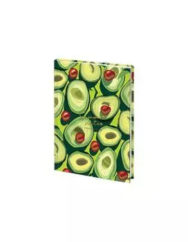 113523, Ежедневник недатированный А5 (145х215 мм), ламинированная обложка с фольгой, 128 л., STAFF, Avocado, 113523