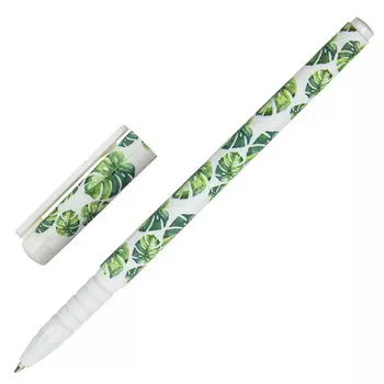 143719, (цена за 36 шт.) Ручка шариковая BRAUBERG SOFT TOUCH GRIP "TROPIC", СИНЯЯ, мягкое покрытие, узел 0,7 мм, 143719