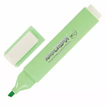 151711, (цена за 12 шт.) Текстовыделитель ЮНЛАНДИЯ "COLORSTAR PASTEL", МЯТА, линия 1-4 мм, 151711