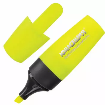 151920, (цена за 12 шт.) Текстовыделитель ЮНЛАНДИЯ "КЛАССИКА", ЖЕЛТЫЙ, линия 1-5 мм, 151920