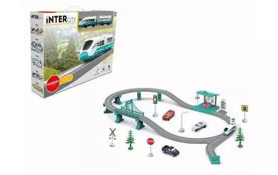 1TOY InterCity Express наб.ж.д."Пригород" 63 дет.свет, звук,