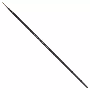 200921, Кисть художественная проф. BRAUBERG ART CLASSIC, колонок, круглая, № 0, длинная ручка, 200921