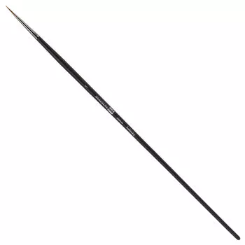 200922, Кисть художественная проф. BRAUBERG ART CLASSIC, колонок, круглая, № 1, длинная ручка, 200922