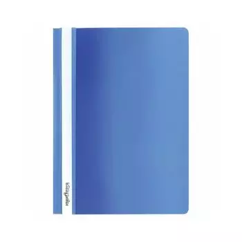 228678, (цена за 50 шт.) Скоросшиватель пластиковый ЮНЛАНДИЯ, А4, 130/180 мкм, голубой