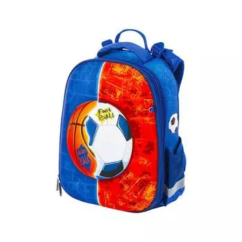 228802, Ранец ЮНЛАНДИЯ EXTRA, с доп. объемом, Sports ball, 38x29x18 см