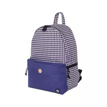 228840, Рюкзак BRAUBERG универсальный, SYDNEY White&amp;blue, 38*27*12 см