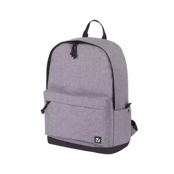 228842, Рюкзак BRAUBERG универсальный, сити-формат, Grey Melange, с защитой от влаги, 43х30х17 см