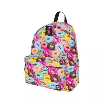 228862, Рюкзак BRAUBERG, универсальный, сити-формат, Donuts, 20 литров, 41х32х14 см