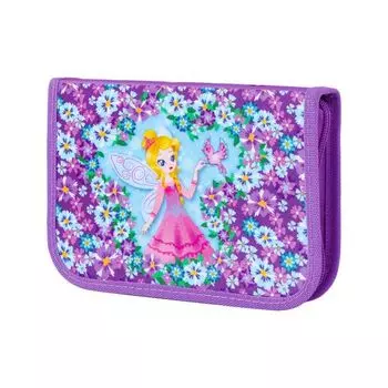 228889, Пенал TIGER FAMILY 1 отделение, 1 откидная планка, ткань, Blissful Fairy, 20х14х4 см