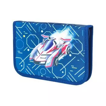 228915, Пенал TIGER FAMILY 1 отделение, 1 откидная планка, ткань, Rush Hour, 20х14х4 см