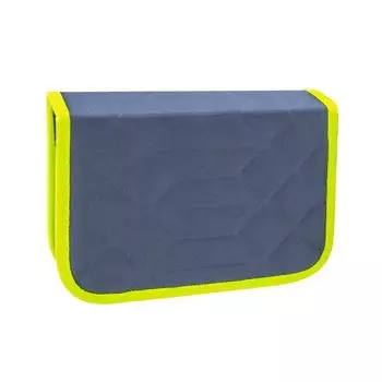 228946, Пенал TIGER FAMILY 1 отделение, 2 откидные планки, ткань, Neon Dazzle, 20х14х4 см