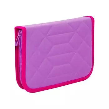 228947, Пенал TIGER FAMILY с наполнением, 1 отд., 2 отк.план., 31 предм., Rainbow Sorbet, 20х14х4 см