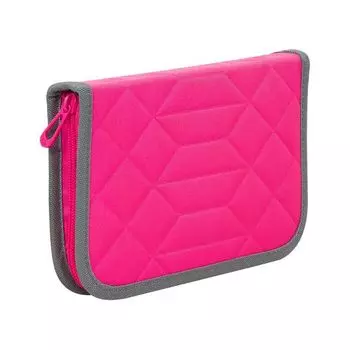 228950, Пенал TIGER FAMILY с наполнением, 1 отд., 2 отк.план., 31 предм., Pink Lemonade, 20х14х4 см