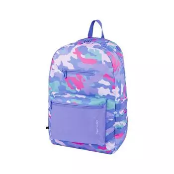 228964, Рюкзак TIGER FAMILY молодежный, Muse, сити-формат, Desire, голубой камуфляж, 45х29х14 см