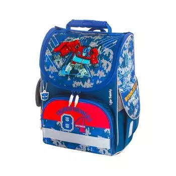 228971, Ранец TIGER FAMILY для нач.школы, Nature Quest, Optimus Prime, ЛИЦЕНЗИЯ, 35х31х19 см